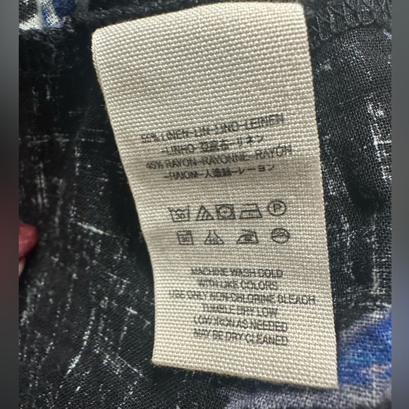 Free People Summer in Tulum Tunic / Dress. Linen Blend. Size Medium Like New - Picture 9 of 11